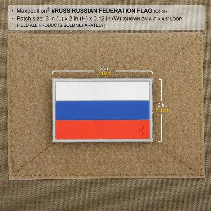 ミリタリーショップ レプマート / MAXPEDITION パッチ ロシア国旗