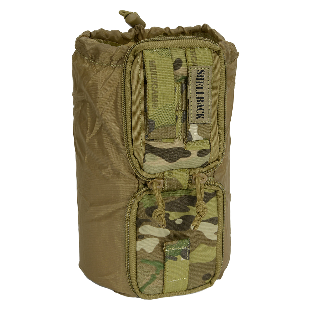 SHELLBACK TACTICAL ダンプポーチ MOLLE&ベルト対応 ファスナー