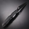 Spyderco オールブラック パシフィックソルト 直刃