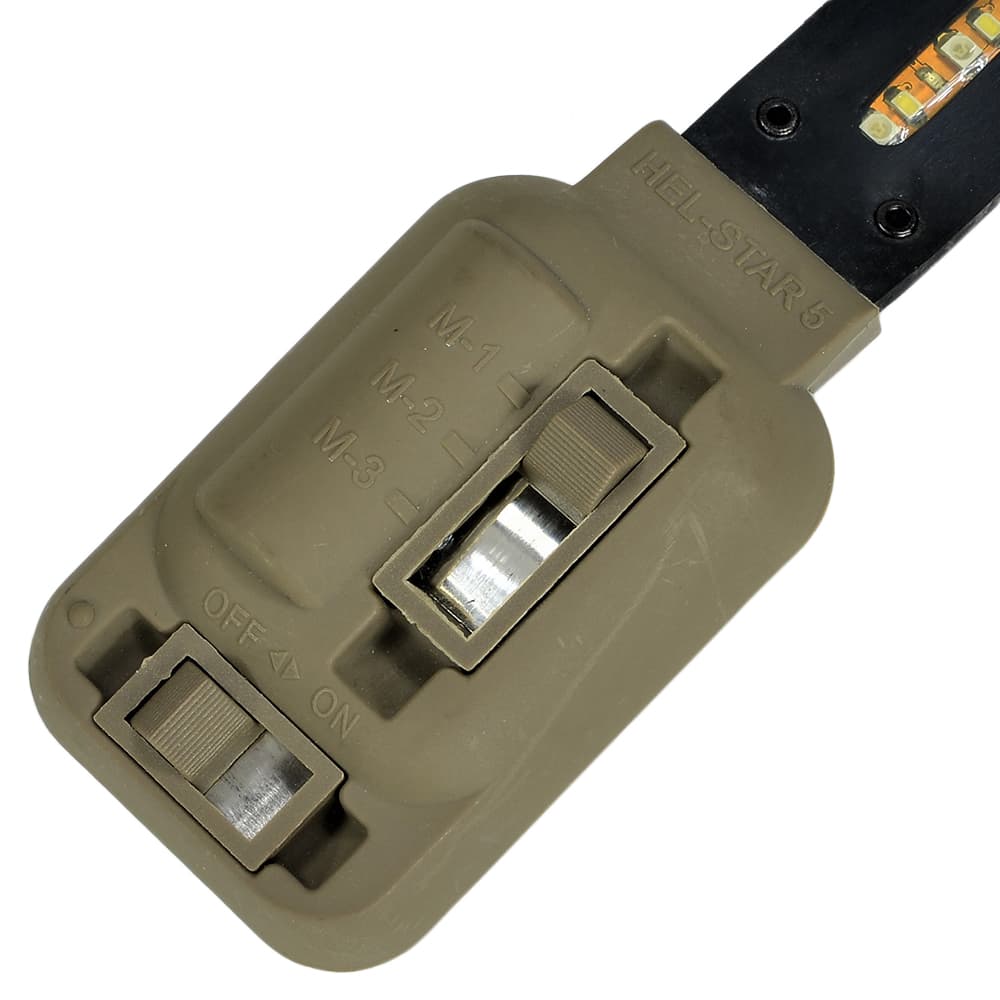 FMA ヘルメット用LEDライト HEL-STAR 5 グリーンライト DEカラー TB643