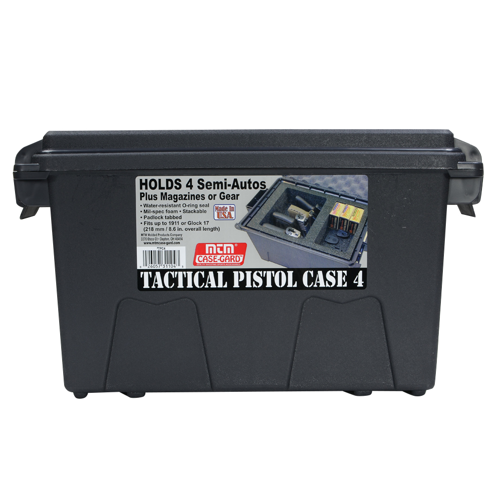 MTM ハンドガンケース TPC4 ピストル4丁/マガジン4本収納 ミリタリー