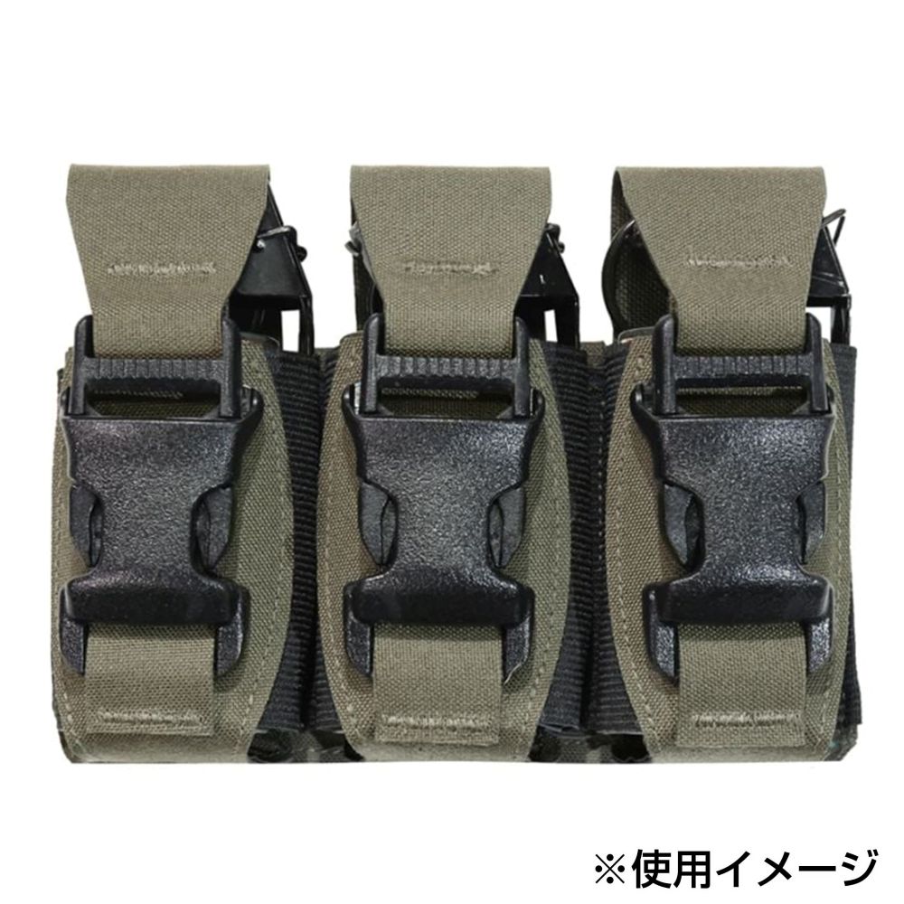 Warrior Assault Systems フラッシュバンポーチ 40mm 三個用 レーザー