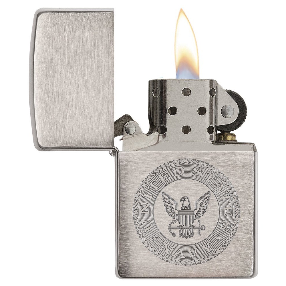 ZIPPO アメリカ海軍 29385 ブラッシュクローム | ミリタリーショップ