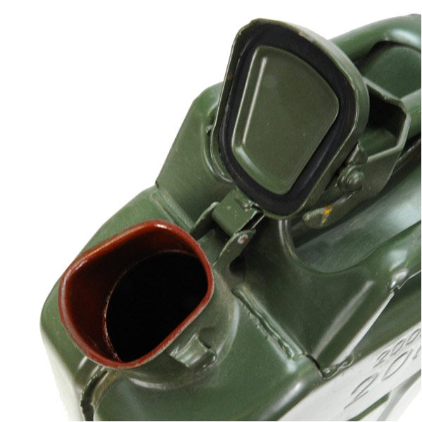 軍放出品 オイルタンク ガソリン缶 ドイツ軍 20リットル デッド