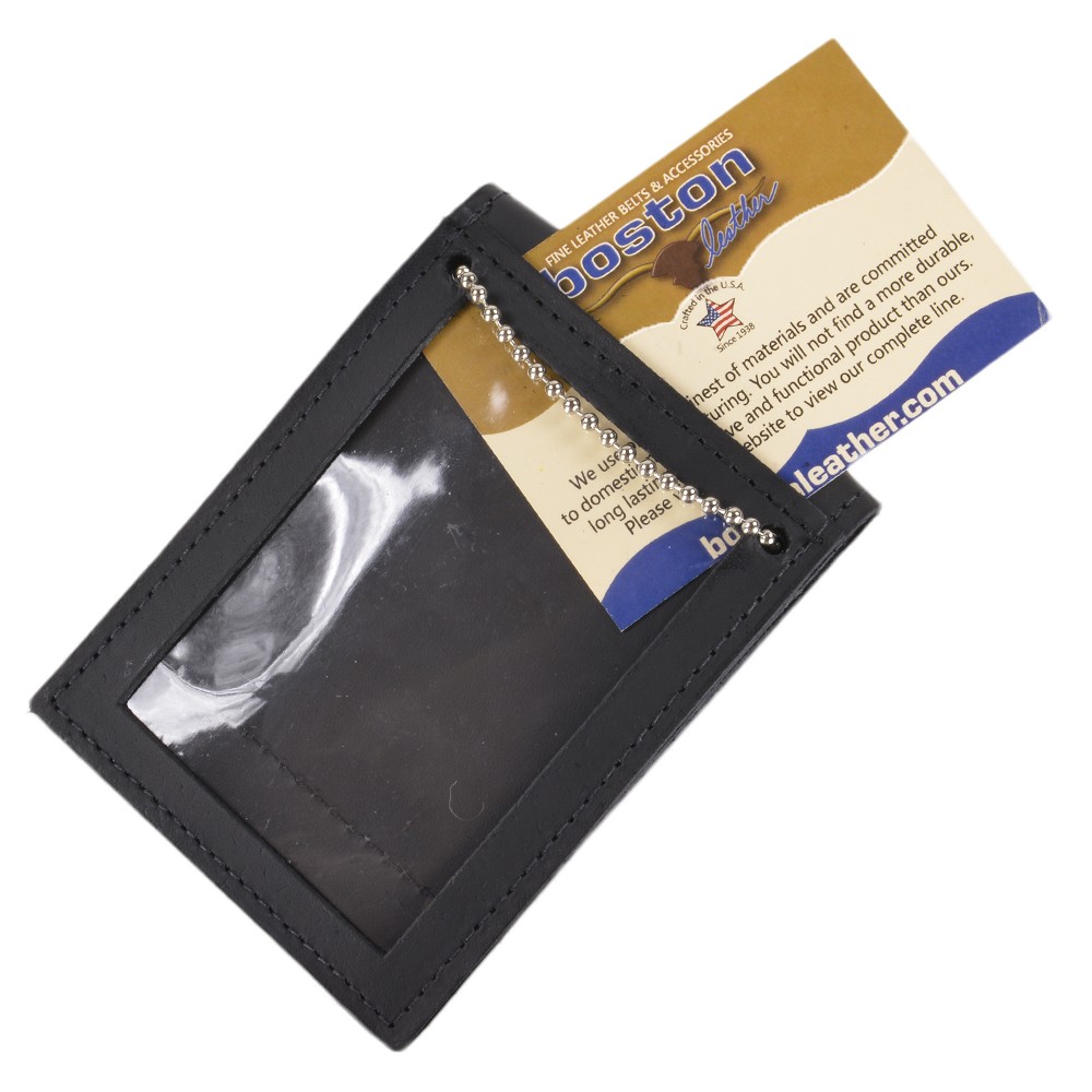 ボストンレザー ID&バッジホルダー 5845NPB1 ネックチェーン付