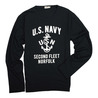 AVIREX Tシャツ 長袖 U.S.NAVY