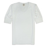 AVIREX 5分袖Tシャツ 無地 デイリー Uネック ワッフル