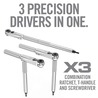 REAL AVID ソケット&ビットセット X3ドライバー 52ピース ガンスミス用ビットセット AVX3SGBS52