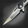 Artisan Cutlery 折りたたみナイフ Bomardier ライナーロック M390鋼 ブラック 1812G-BKM