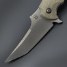 Bastinelli Creations 折りたたみナイフ Gecko フレームロック式 ストーンウォッシュ