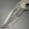 Knifemaking ナイフブレード Chopper タントー形状 ダマスカス鋼 BL137D