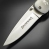 BROWNING 折りたたみナイフ チタン製ボルスター ライナーロック式 BR568