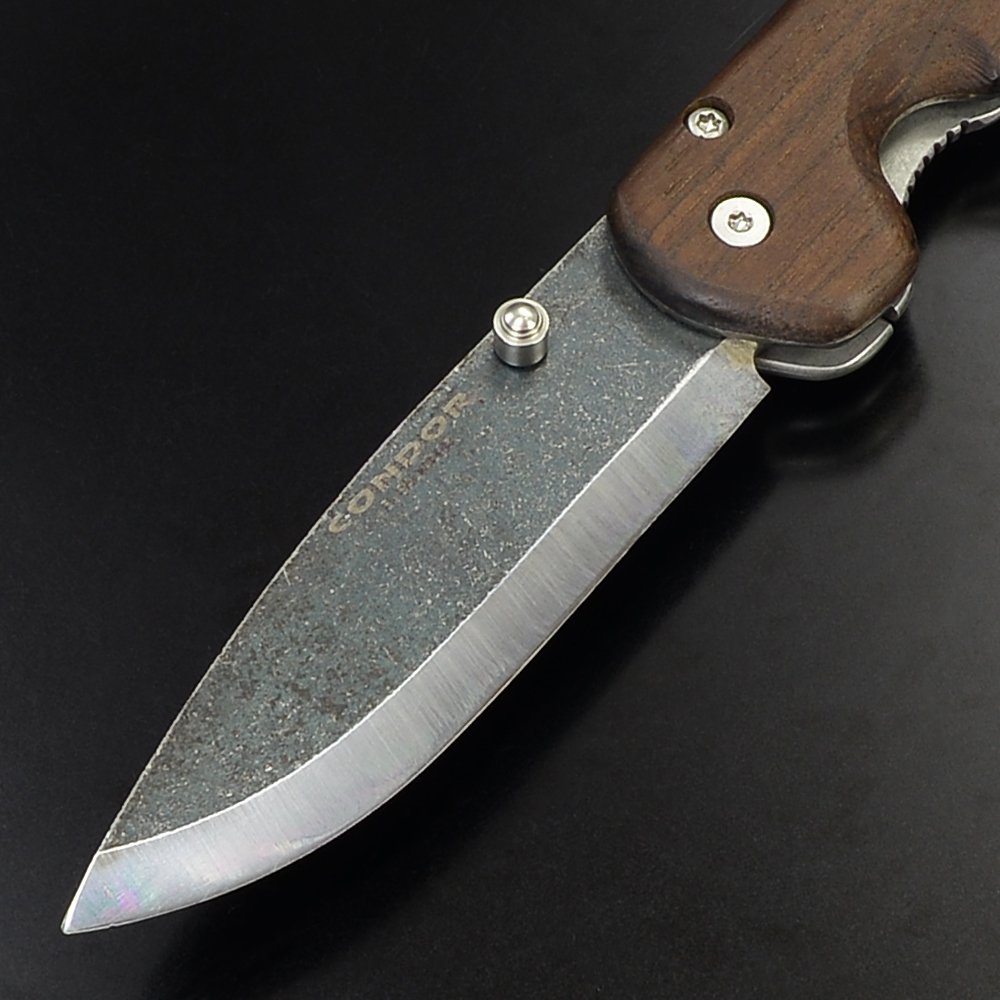 CONDOR Tool & Knife 折りたたみナイフ KRAKATOA ウォールナット