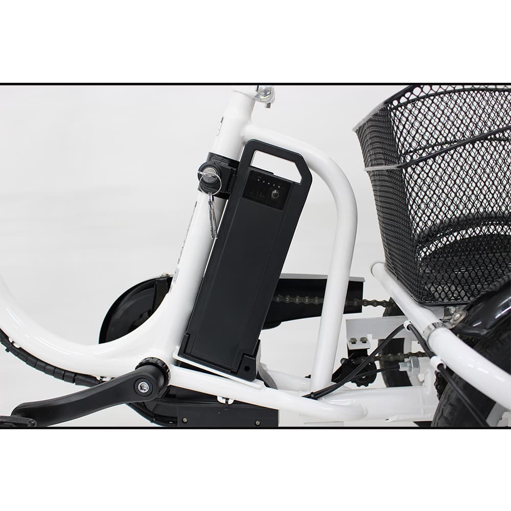 直送 代引き不可】E-PARTON 三輪自転車 ロータイプ 電動アシスト 