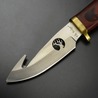 Elk Ridge スキナー Hunter ガットフック付き 木製ハンドル ER049