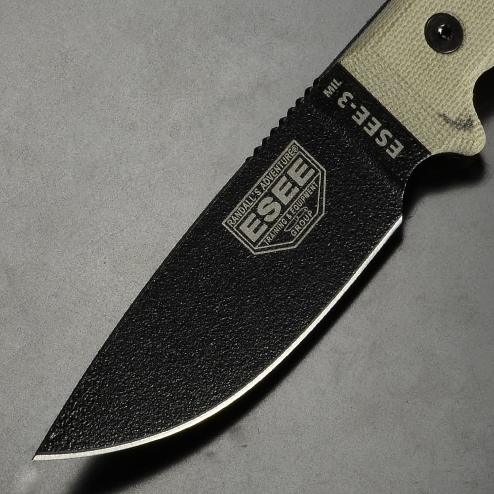 ESEE アウトドアナイフ ESEE-3 MIL シース付属 ESEE-CLIP-PLATE 3 