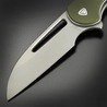 Ferrum Forge Knife Works 折りたたみナイフ Prolix ニトロV鋼 ライナーロック式 グリーン FF006G