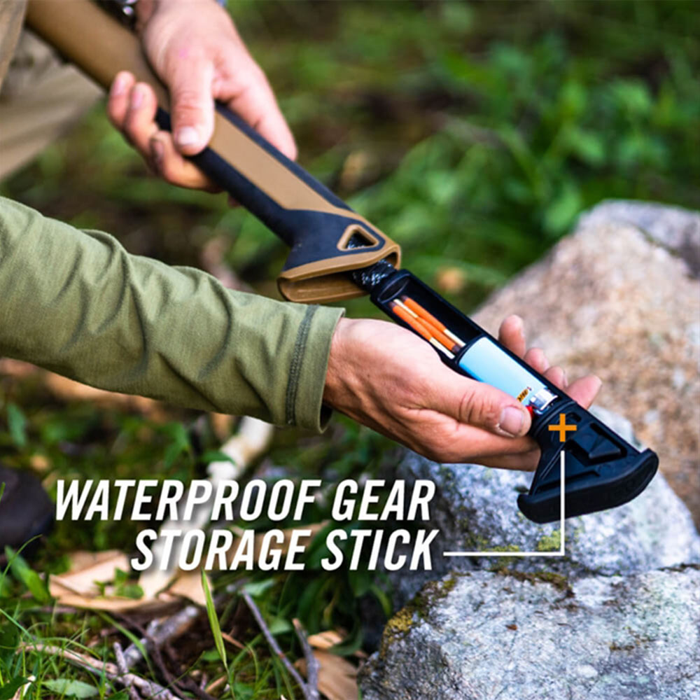 GERBER 斧 Bushcraft Axe Cybr パラコード内蔵 シース付属 コヨーテ