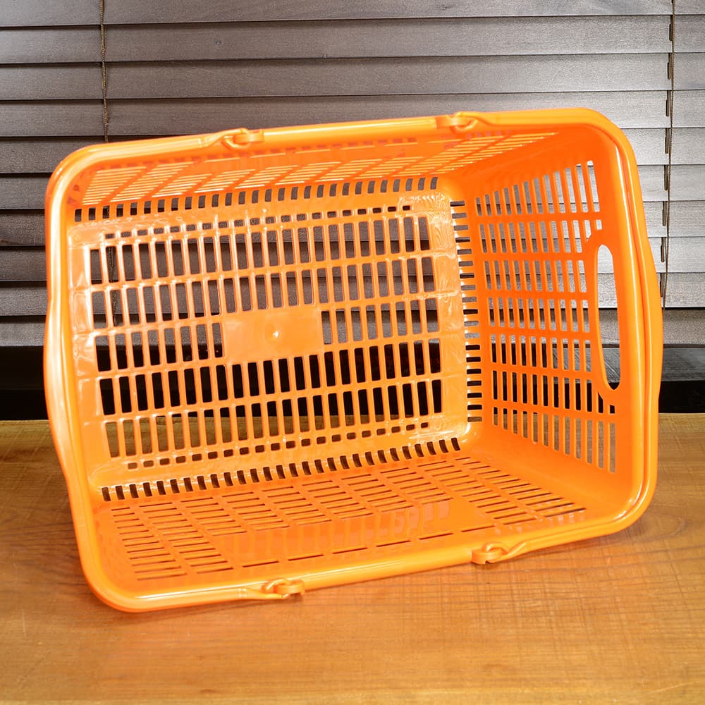 レプマート バスケット 21L 買い物かご オレンジ ショップオリジナル
