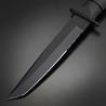 KA-BAR アウトドアナイフ Short Black ファイティングナイフ Tanto 固定刃 樹脂シース付属 5055