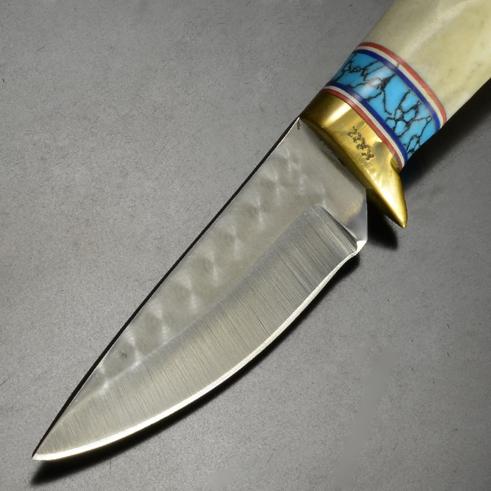 Ken Richardson Knives アウトドアナイフ Hunter Turquoise レザー