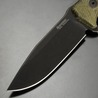 LionSTEEL アウトドアナイフ M5 キャンバス Blackブレード M5B CVG