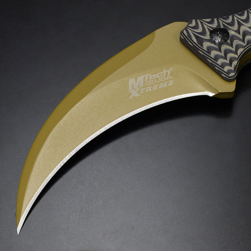 MTech Xtreme カランビットナイフ G-10ハンドル MX-8140BN