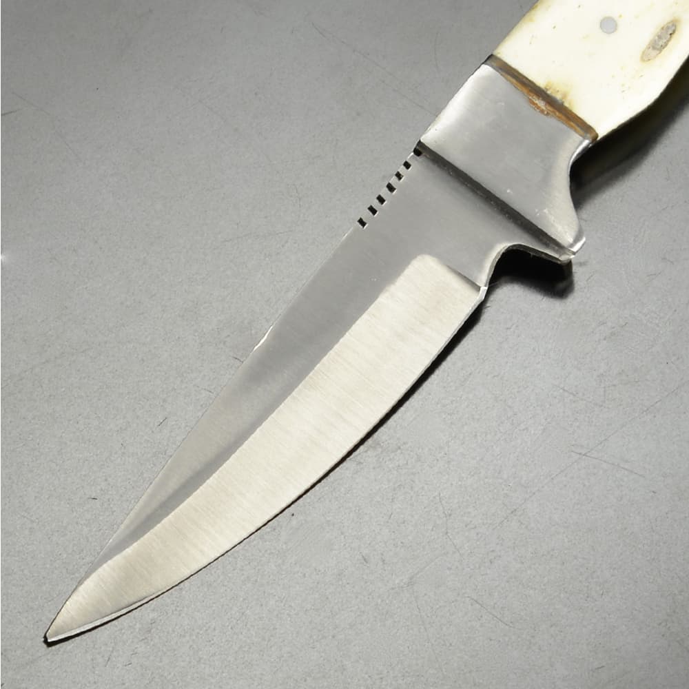 スキナーナイフ STRAIGHT レザーシース付属 ボーンハンドル 203369