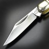 Rough Ryder 折りたたみナイフ 3Blade アンバーボーンハンドル RR106