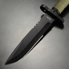 S-TEC アウトドアナイフ Tactical Hunting Knife ナイフシース付き T22188GN-2