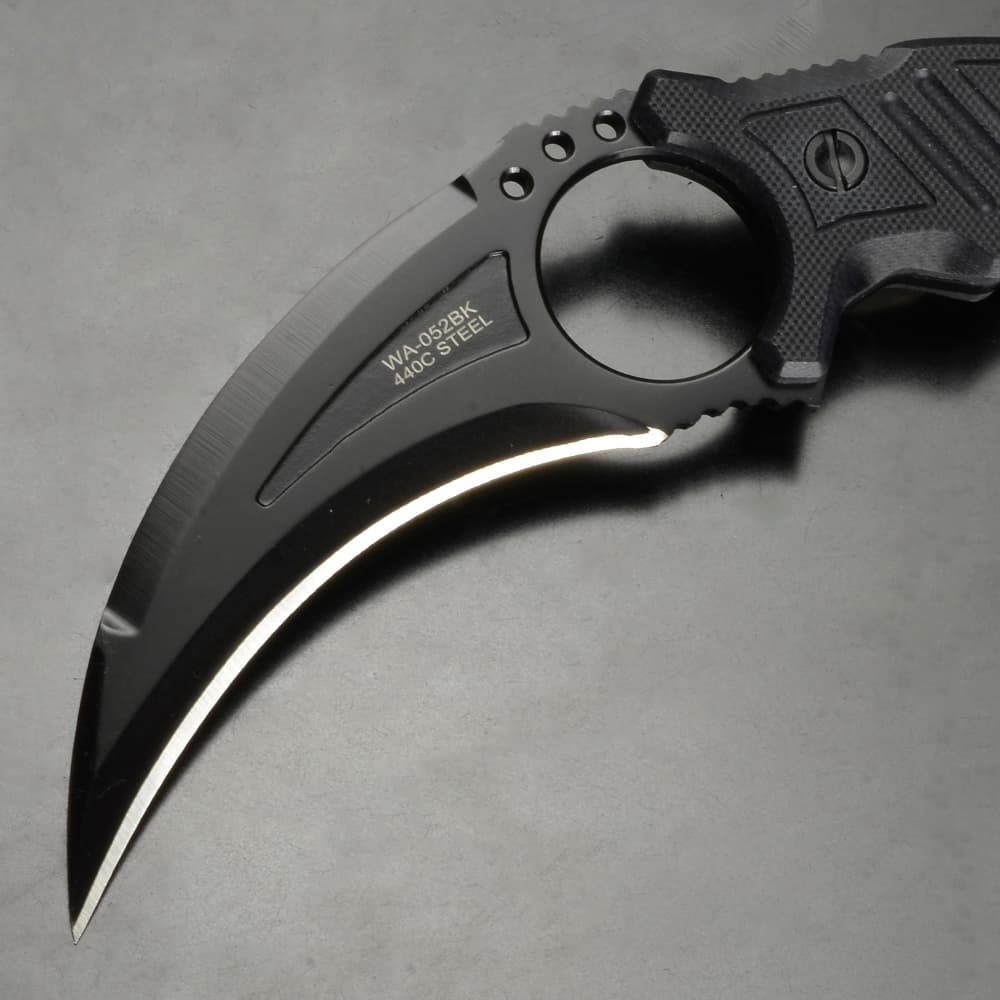 カランビット　50 WithArmour カランビットナイフ Terminator 固定刃 シース付属 WA052BK