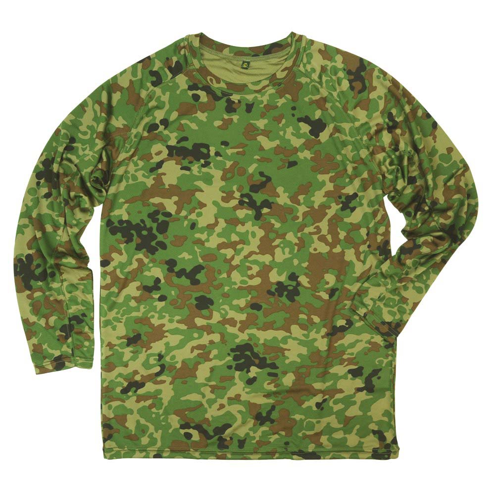 J.S.D.F. 長袖Tシャツ 新迷彩 クールナイス | ミリタリーショップ