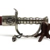 DENIX 4196 ブラック・ベアード海賊サーベル 77cm カットラス 模造刀 シルバー