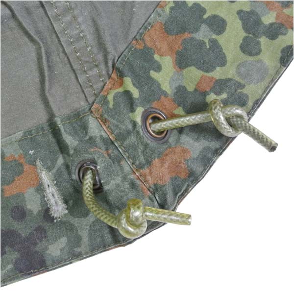 訳あり商品】 軍放出品 テントシート フレクターカモ ドイツ軍