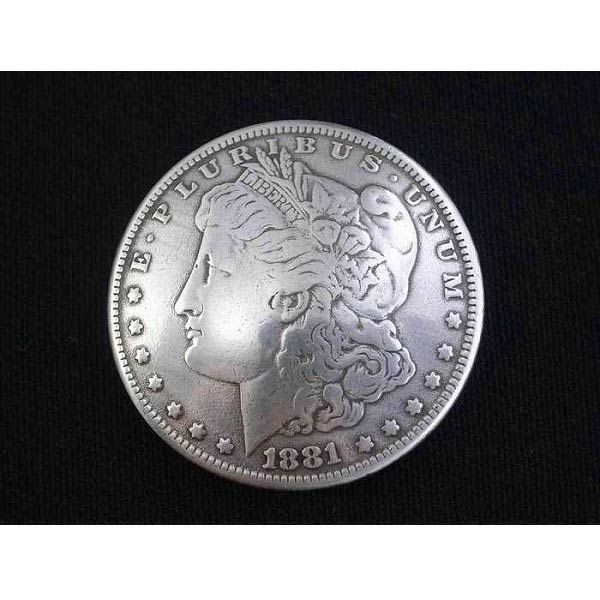 【他サイトにて売り切れ！】値下げしました！メディスンバック  1ドル硬貨(古銭)コンチョ メディスンバッグ M-1r ショルダーベルト、1930年代5セント