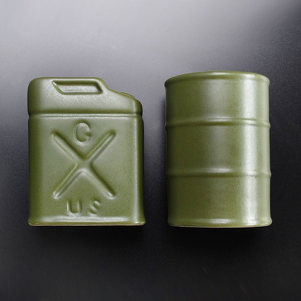 ミリタリーショップ レプマート 調味料入れ ドラム缶 ジェリカン ペッパー ソルト Od