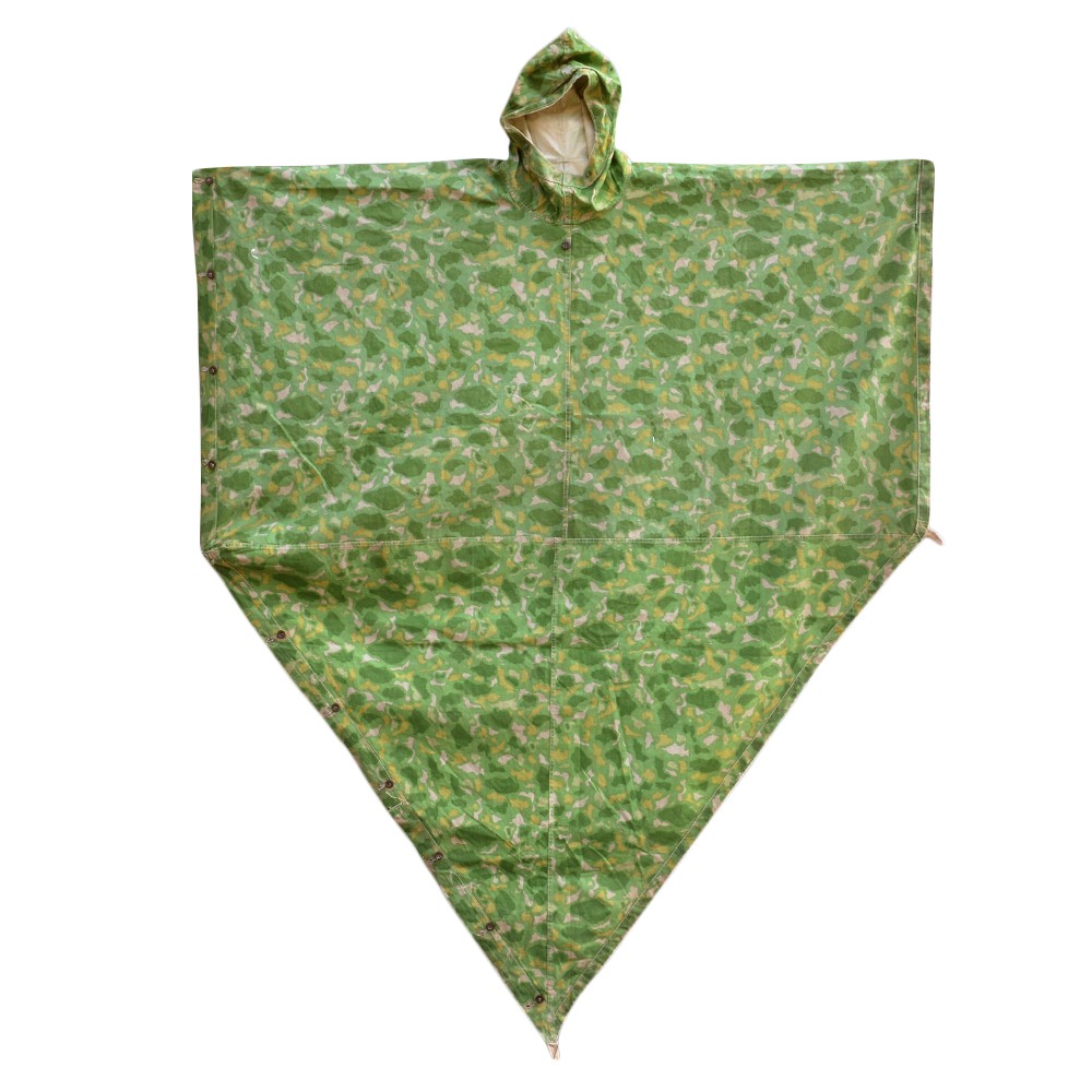 【レア・未使用品】トルコ軍幕　ハーフシェルター　ポンチョ　１枚　リバーシブル ミリタリーショップ レプマート / トルコ軍放出品 テントシート 軍幕