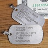 ステンレス製 カラー ドッグタグセット 厚さ2mm ツヤあり レーザー刻印付 加工日数2〜3営業日