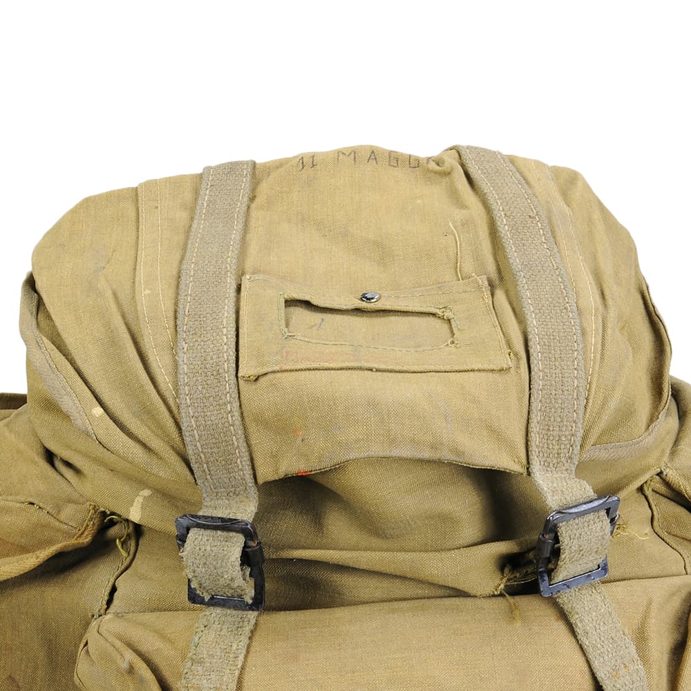 イタリア軍放出品 バックパック コットンキャンバス Cランク品