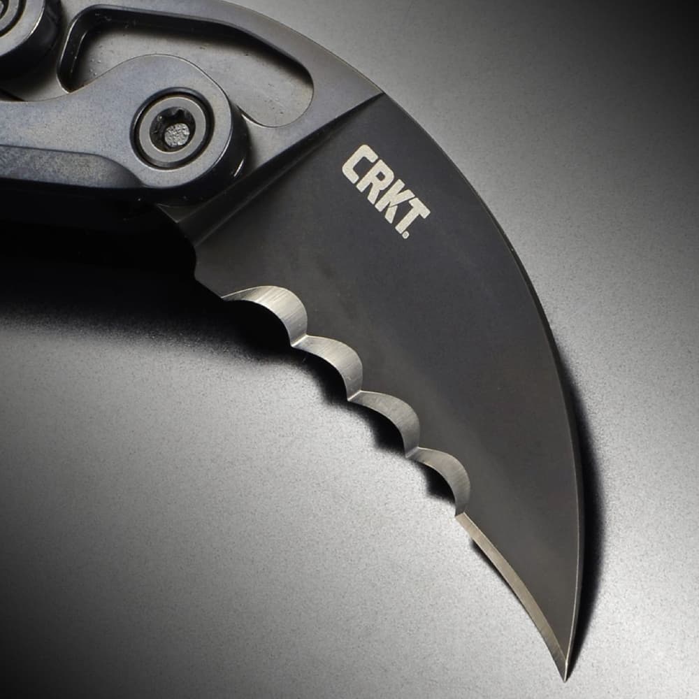 ミリタリーショップ レプマート / CRKT 折りたたみナイフ キネマチック PROVOKE カランビット 4040V セレーション付き