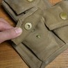 イギリス軍放出品 弾薬ポーチ リー・エンフィールド用 3連 P37装備品 帆布製