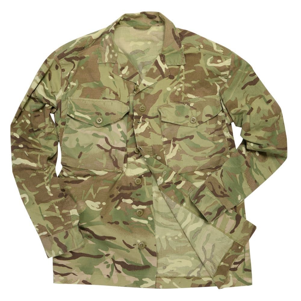 ミリタリーショップ レプマート / イギリス軍放出品 コンバットジャケット MTP迷彩 BDU ボタン留め