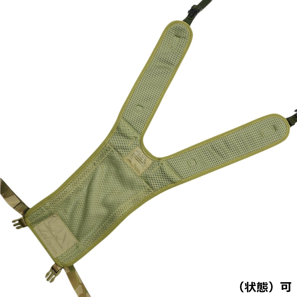 イギリス,英軍 MTP 4点PLCE HIP BELT MEDIUM＋ポーチ7点 イギリス軍放出品 ダブルマガジンポーチ OD ナイロン製 PLCE装備 [ 難