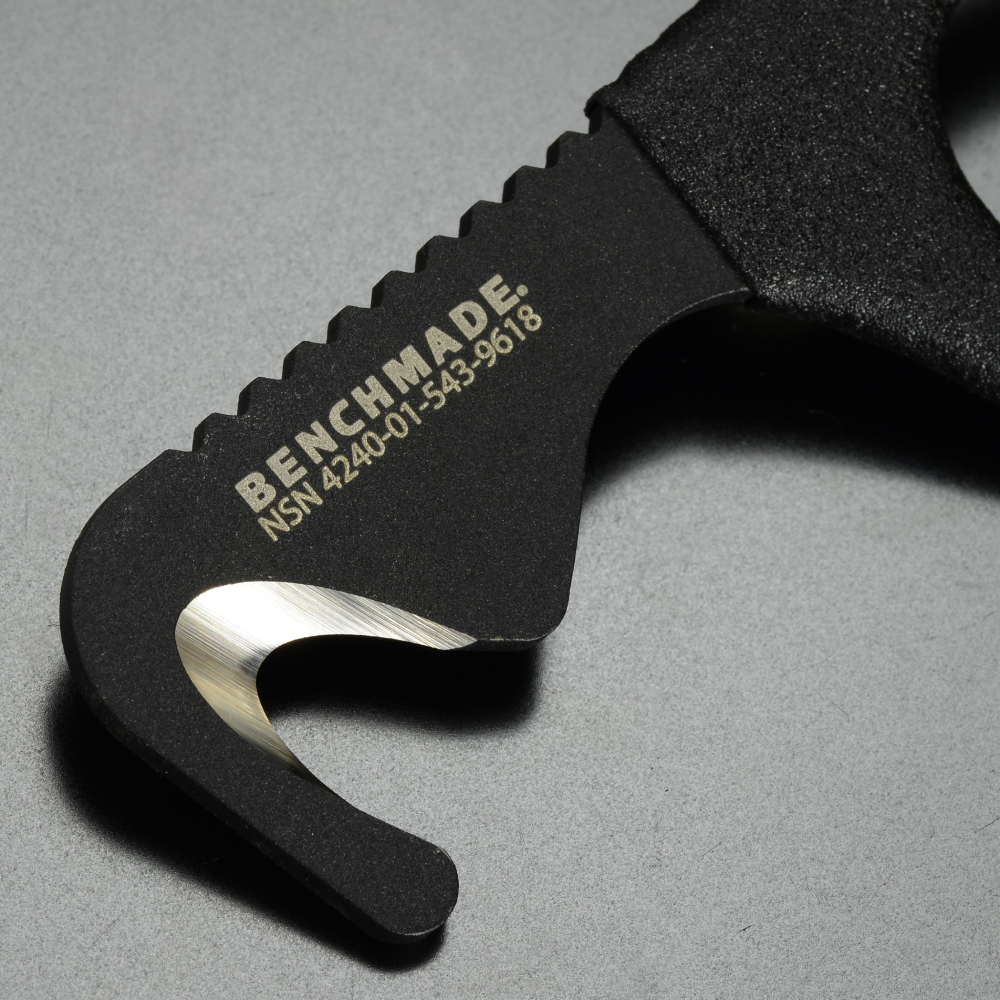 ミリタリーショップ レプマート / BENCHMADE ストラップカッター Hook 7 レスキューフック Safety Cutter