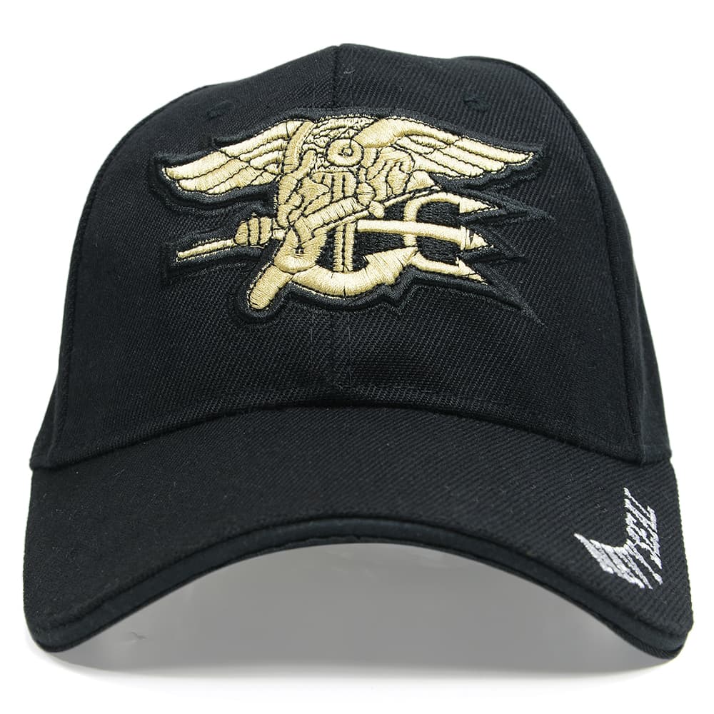 ベースボールキャップ NAVY SEAL 帽子 ロゴ入り 米国海軍特殊部隊