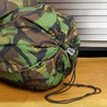 オランダ軍放出品 コンプレッションバッグ 寝袋収納用 ナイロン製 迷彩