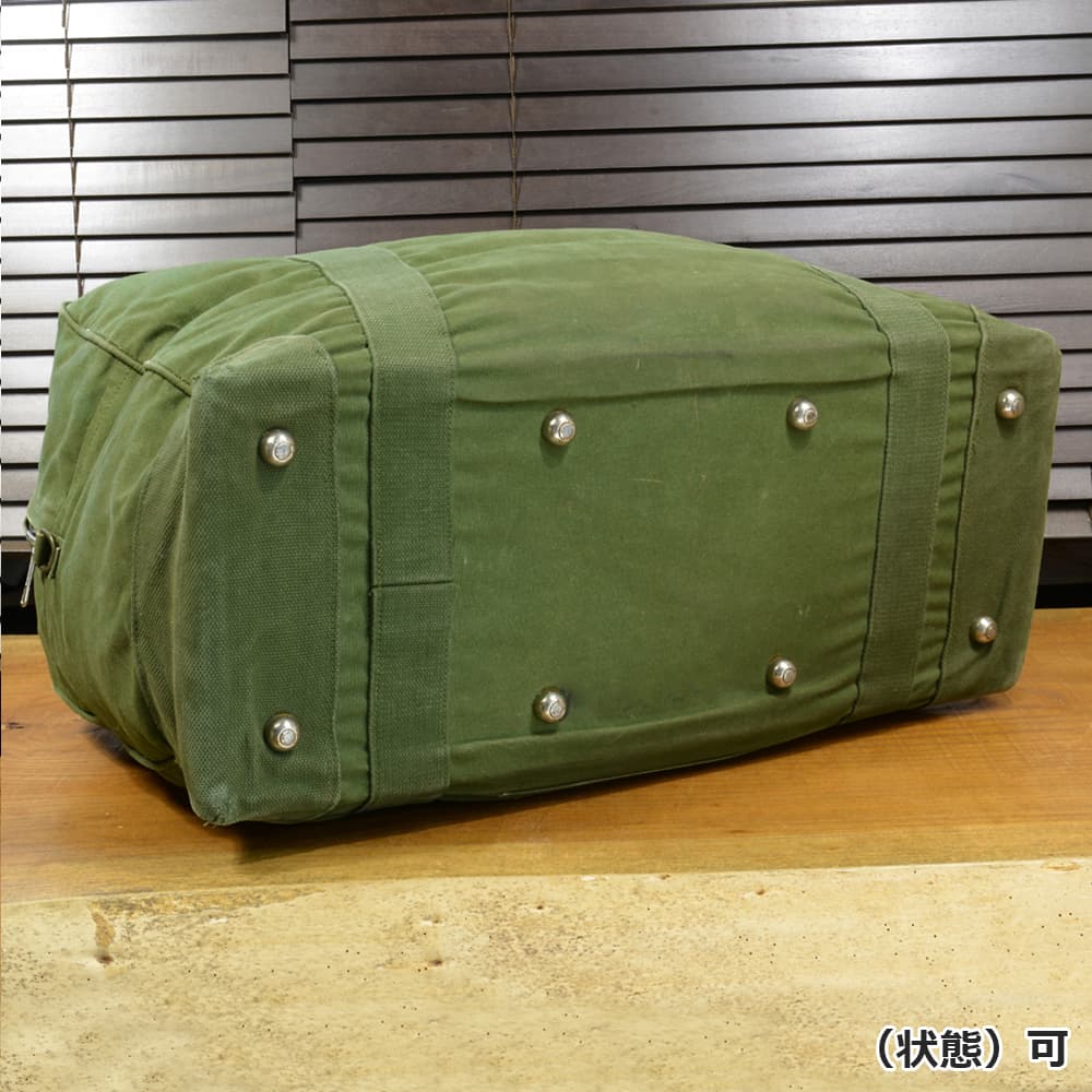 イギリス軍放出品 コンバットバッグ OD コットン製 ボストンバッグ