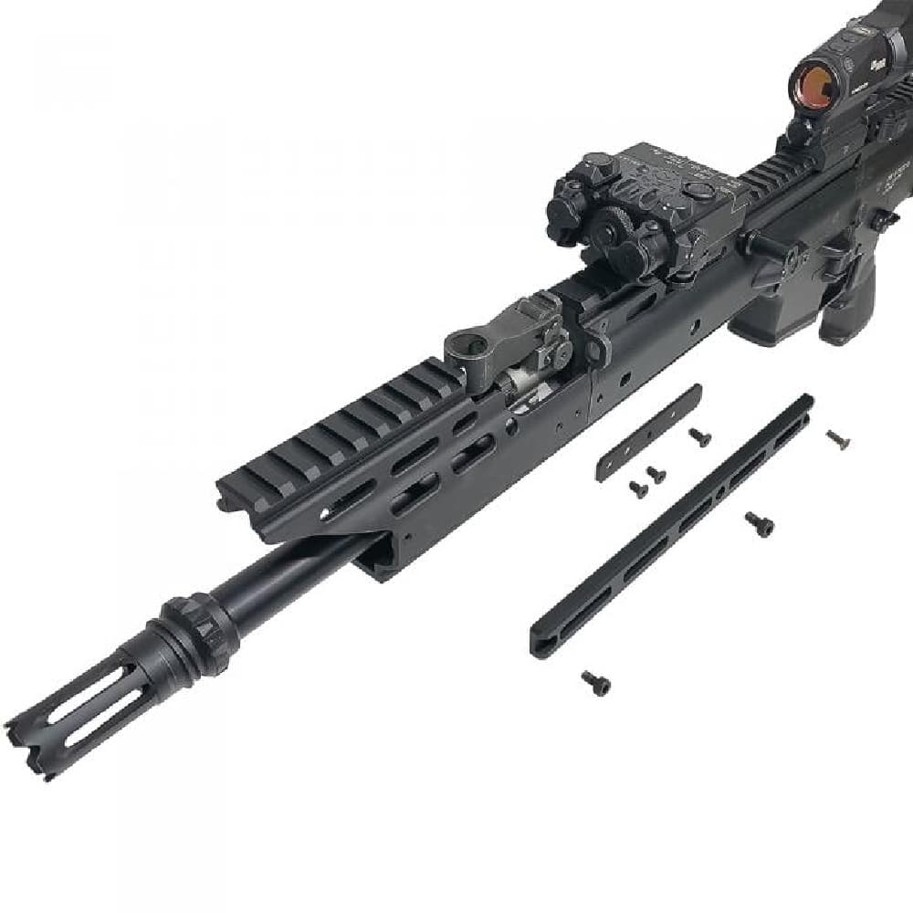 ミリタリーショップ レプマート / LayLax ハンドガードブースター M-LOK 次世代SCARシリーズ対応 ブラック