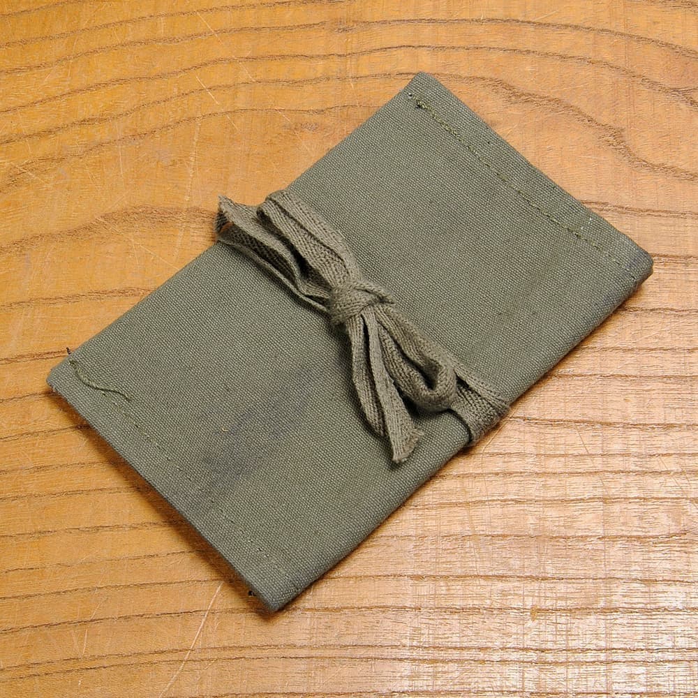 ドイツ軍放出品 ソーイングキットポーチ 裁縫セット収納袋 コットン製