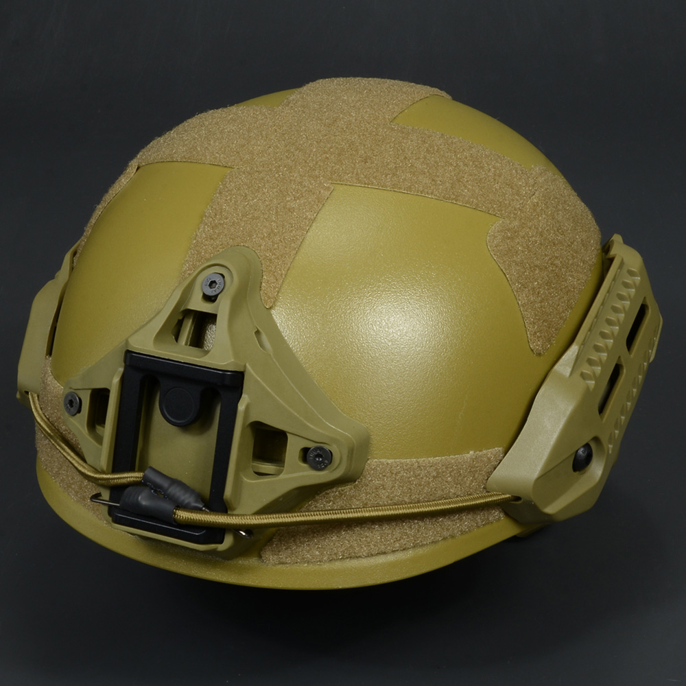 WoSporT タクティカルヘルメット FLUXタイプ 樹脂製 M-LOK規格